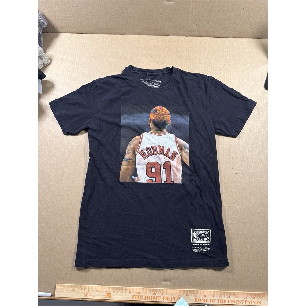 Dennis Rodman Chicago Bulls Mitchell & Ness Hardwood Classics T-Shirt Men's M